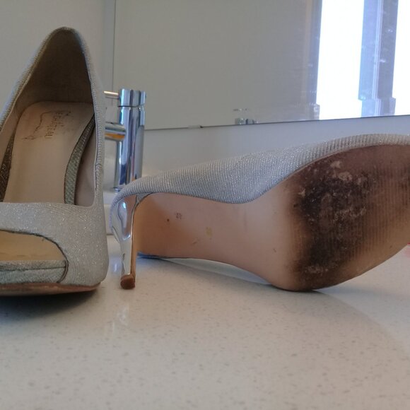 Peeptoe stiletto heels - Picture 5 of 5